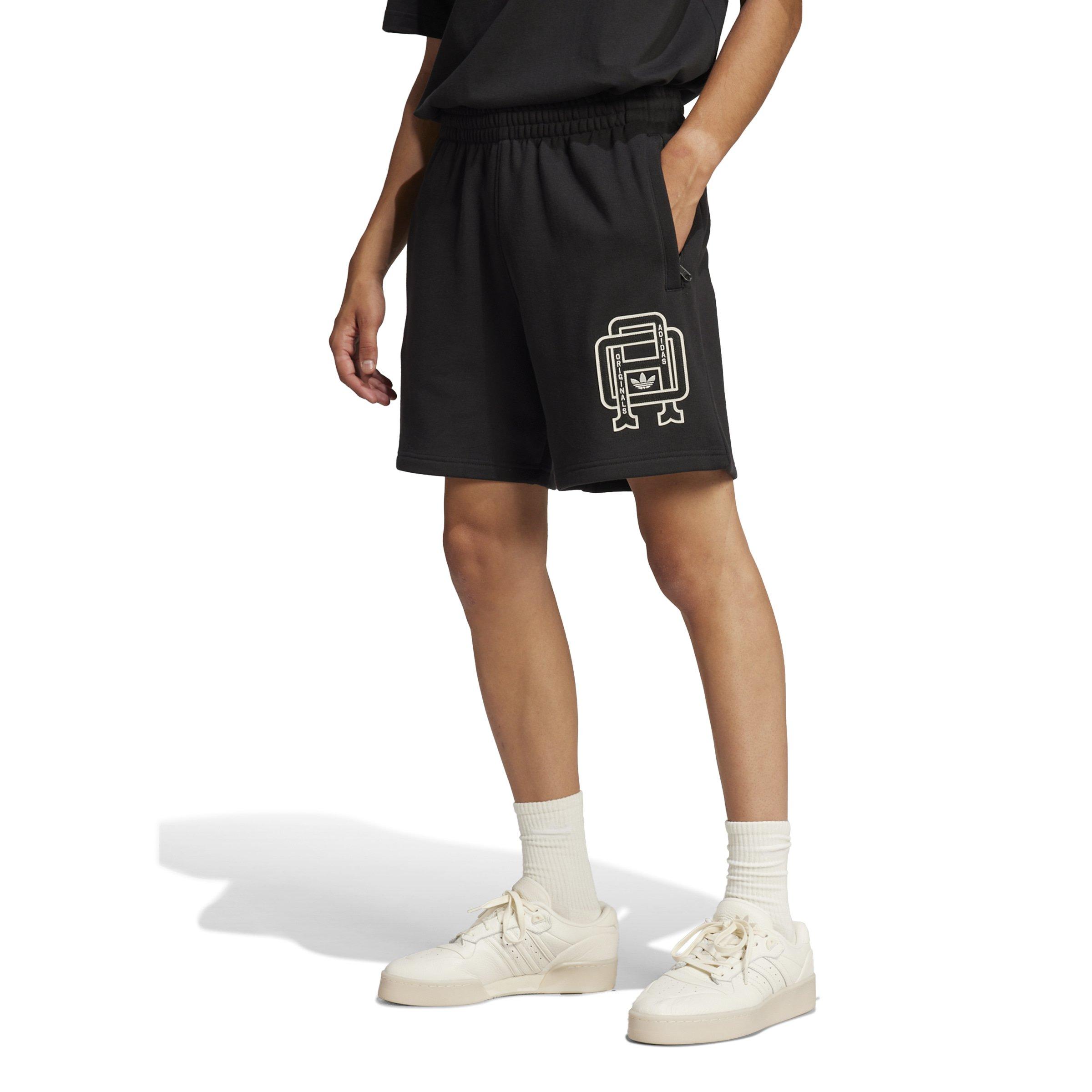 adidas Originals Men's Varsity Shorts - Black - BLACK